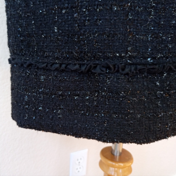 Maggy London black tweed shimmer dress - Picture 3 of 7